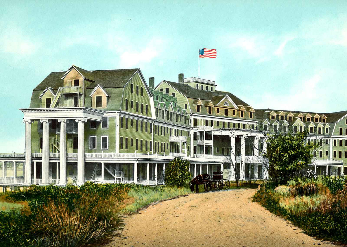 The Colonial Arms, Gloucester, Massachusetts in 1907 Vintage Print (7 Sizes)