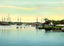 Harbor, Gloucester, Massachusetts in 1907 Vintage Print (7 Sizes) - Restored