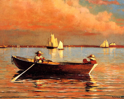 Gloucester Harbor art print by Winslow Homer (1873)