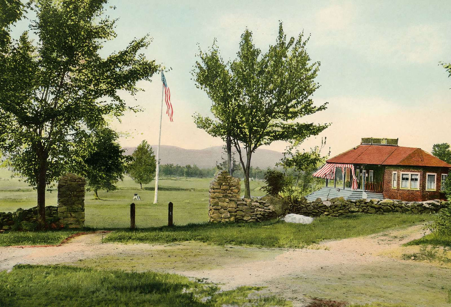 Golf Club Bethlehem NH in 1911 Vintage Print (7 Sizes) - Reproduction