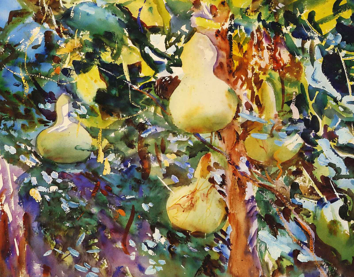 Gourds Painting by John Singer Sargent Premium Art Print (6 Sizes)