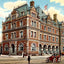 Government Building Peoria Illinois in 1905 Vintage Print (7 Sizes)