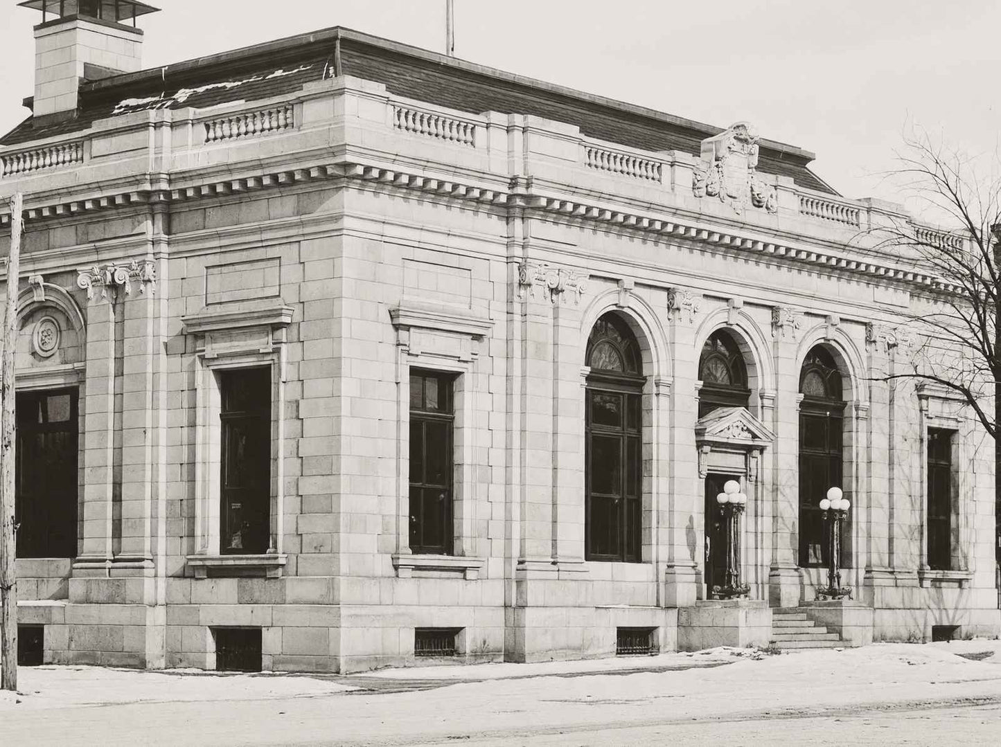 Government Post Office Boone Iowa in 1905 Restored Photo Print (7 Sizes)