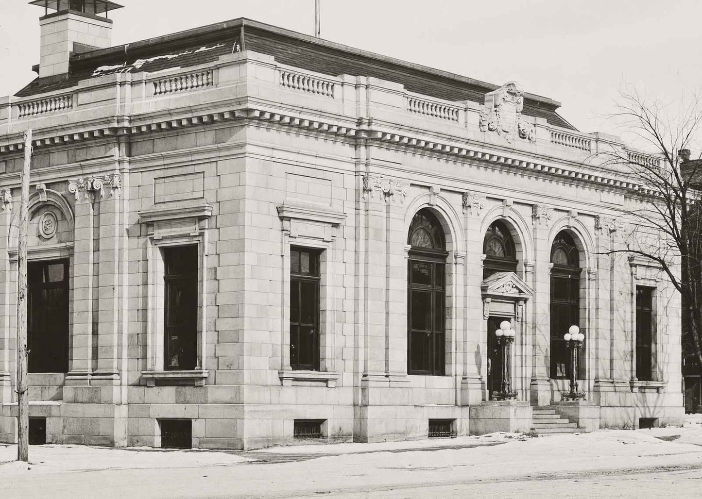 Government Post Office Boone Iowa in 1905 Restored Photo Print (7 Sizes)