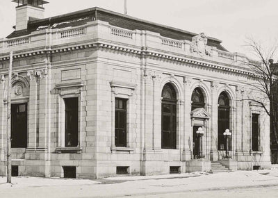 Government Post Office Boone Iowa in 1905 Restored Photo Print (7 Sizes)