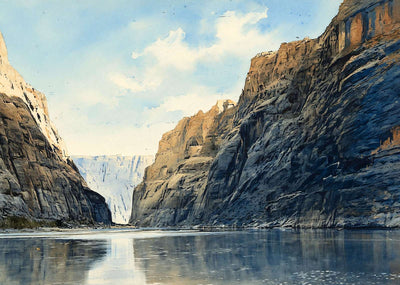 Colorado River in Glen Canyon in 1908 Painting Print (7 Sizes) - Grand Canyon