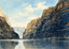 Colorado River in Glen Canyon in 1908 Painting Print (7 Sizes) - Grand Canyon
