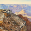 Sunset from Bright Angel Hotel Grand Canyon in 1907 Art Print (7 Sizes)
