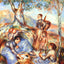 Grape Pickers at Lunch Art Print 1888 by Pierre-Auguste Renoir (6 Sizes)