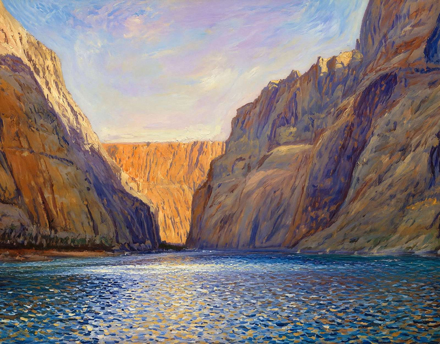 Colorado River in Glen Canyon Grand Canyon in 1907 Painting Print (7 Sizes)