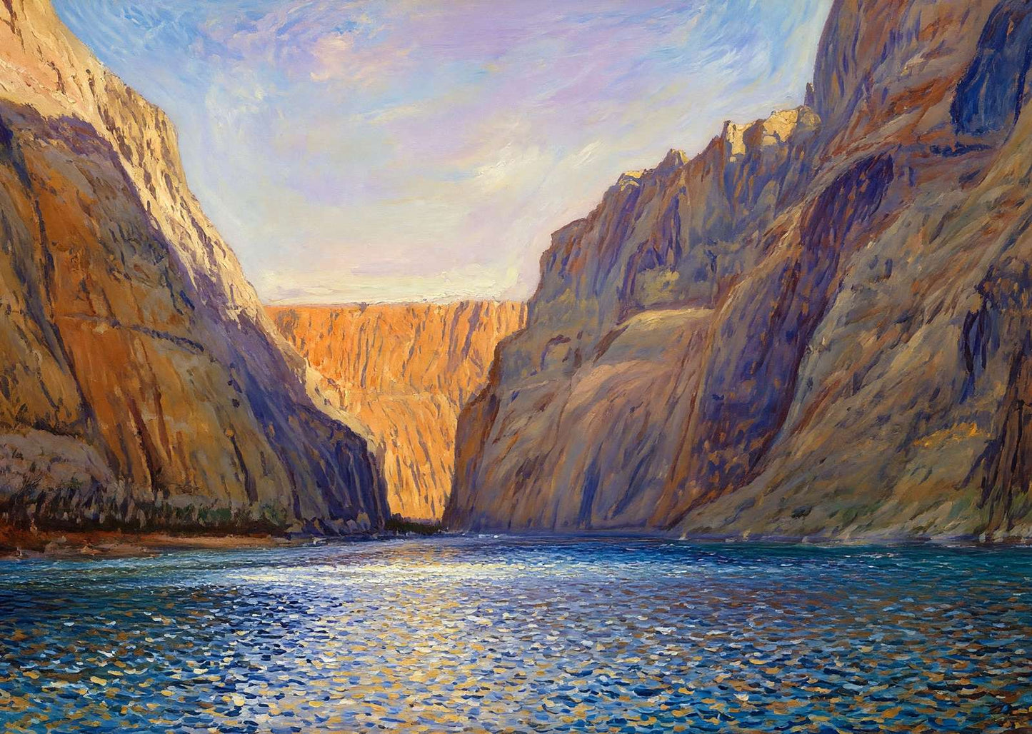 Colorado River in Glen Canyon Grand Canyon in 1907 Painting Print (7 Sizes)