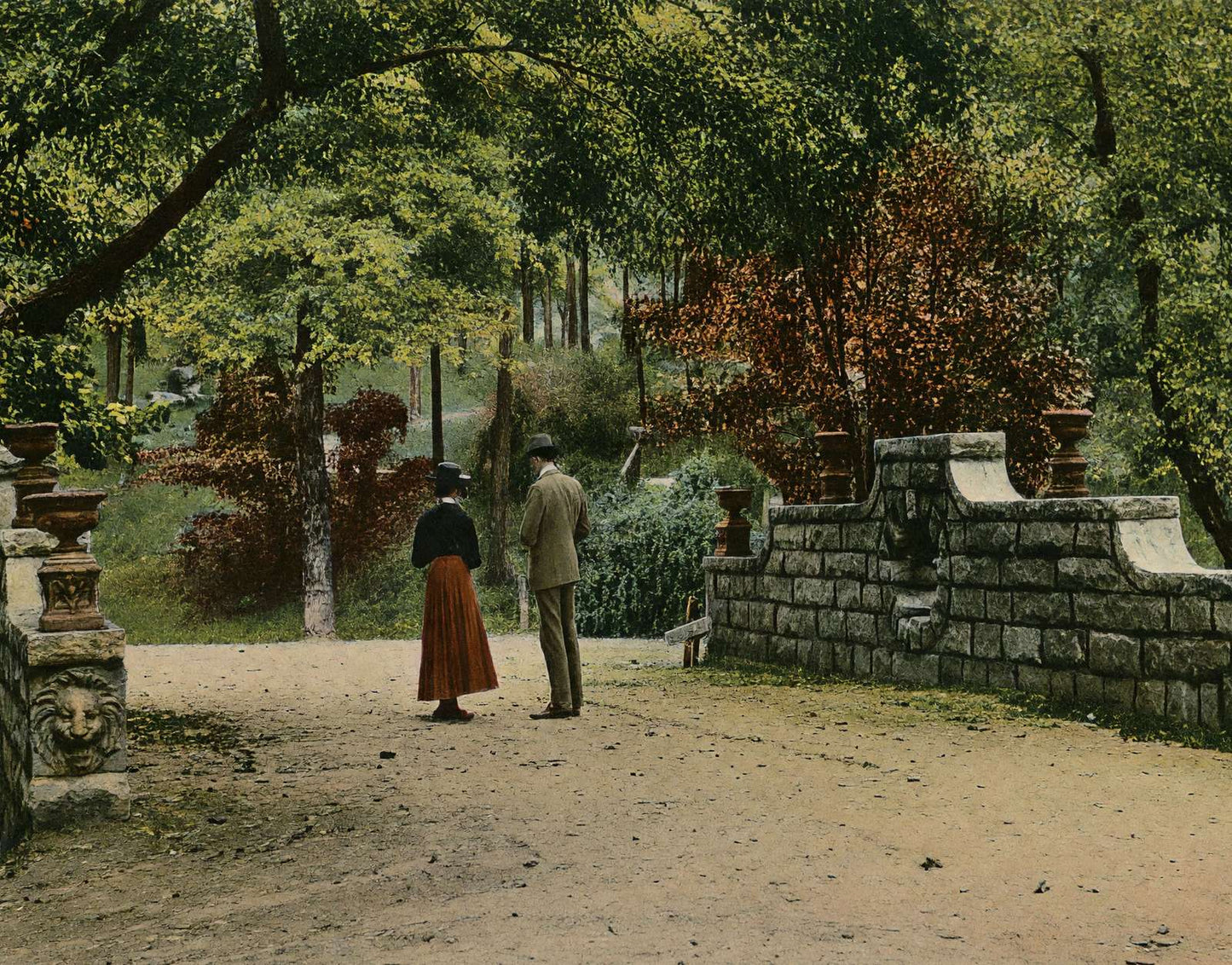 Grant Park Atlanta in 1906 Vintage Print (7 Sizes) - Retouched