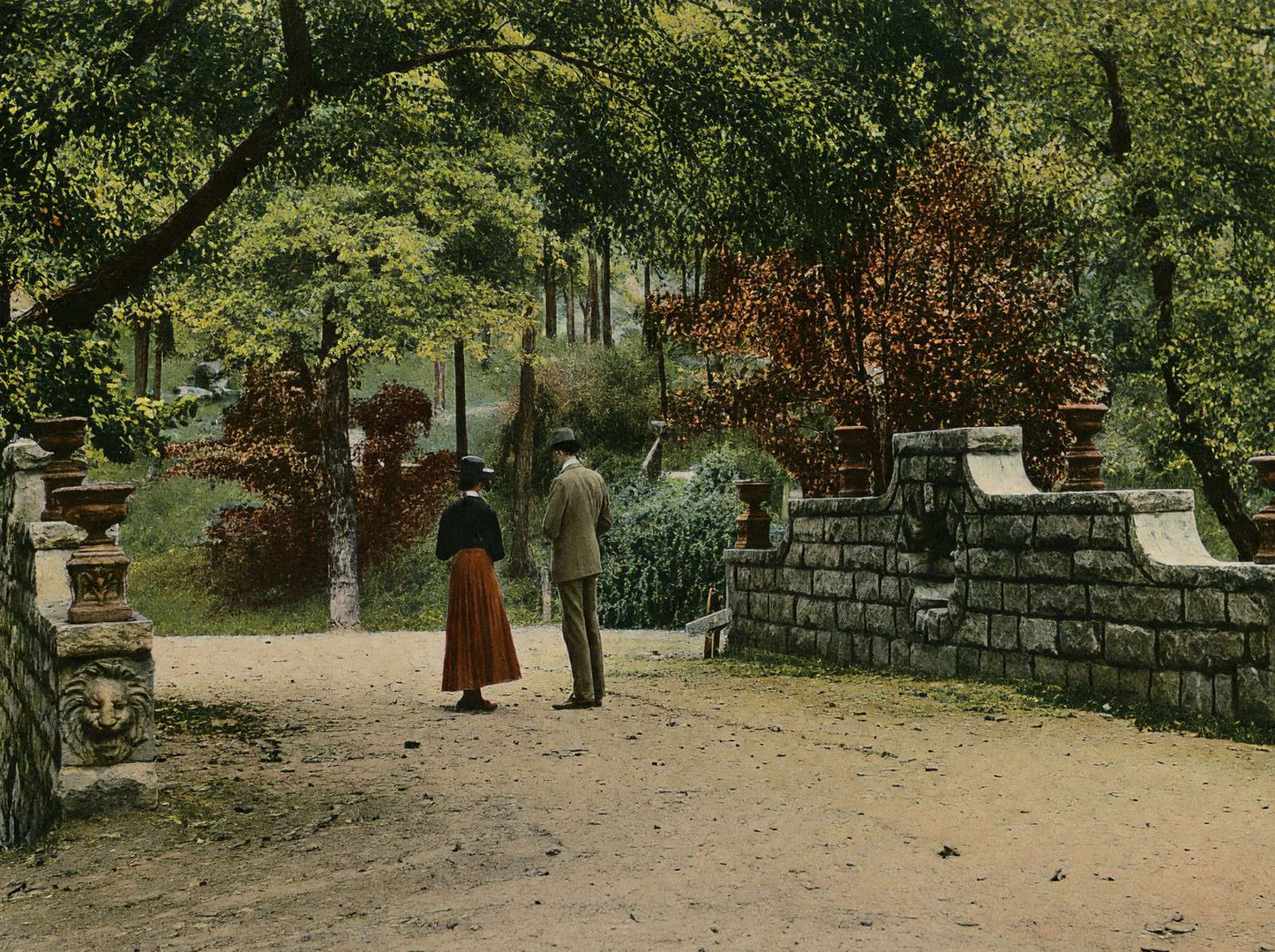 Grant Park Atlanta in 1906 Vintage Print (7 Sizes) - Retouched