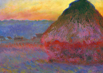 Grainstack in the Sunlight Art Print 1891 Painting by Claude Monet (6 Sizes)