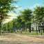 Berkshire Inn and Main Street Looking South, Great Barrington, MA Vintage Print