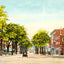 East Main Street, Greenfield, Massachusetts in 1907 Vintage Print (7 Sizes)