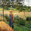 Grey Weather, Morning with Figures, Eragny Art Print 1899 by Pissarro (6 Sizes)