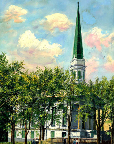 First Baptist Church art print