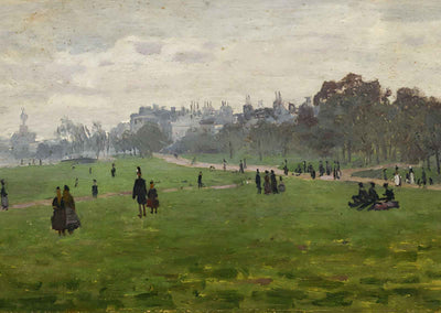 Green Park in London Art Print 1871 Painting by Claude Monet (6 Sizes)