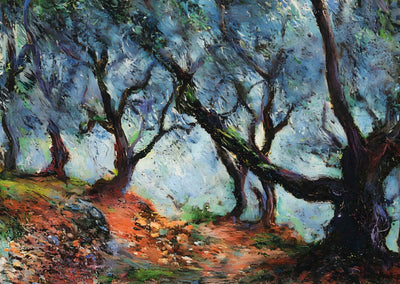 Grove of Olive Trees in Bordighera 1884 by Claude Monet Fine Art Print (6 Sizes)