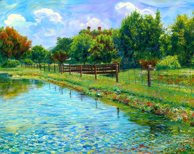Gypsy Hill Park in Staunton in 1907 art print