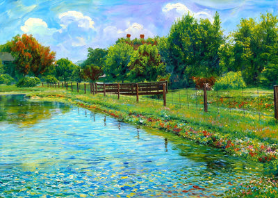 Gypsy Hill Park Staunton VA in 1907 Art Print (7 Sizes) - Reproduction