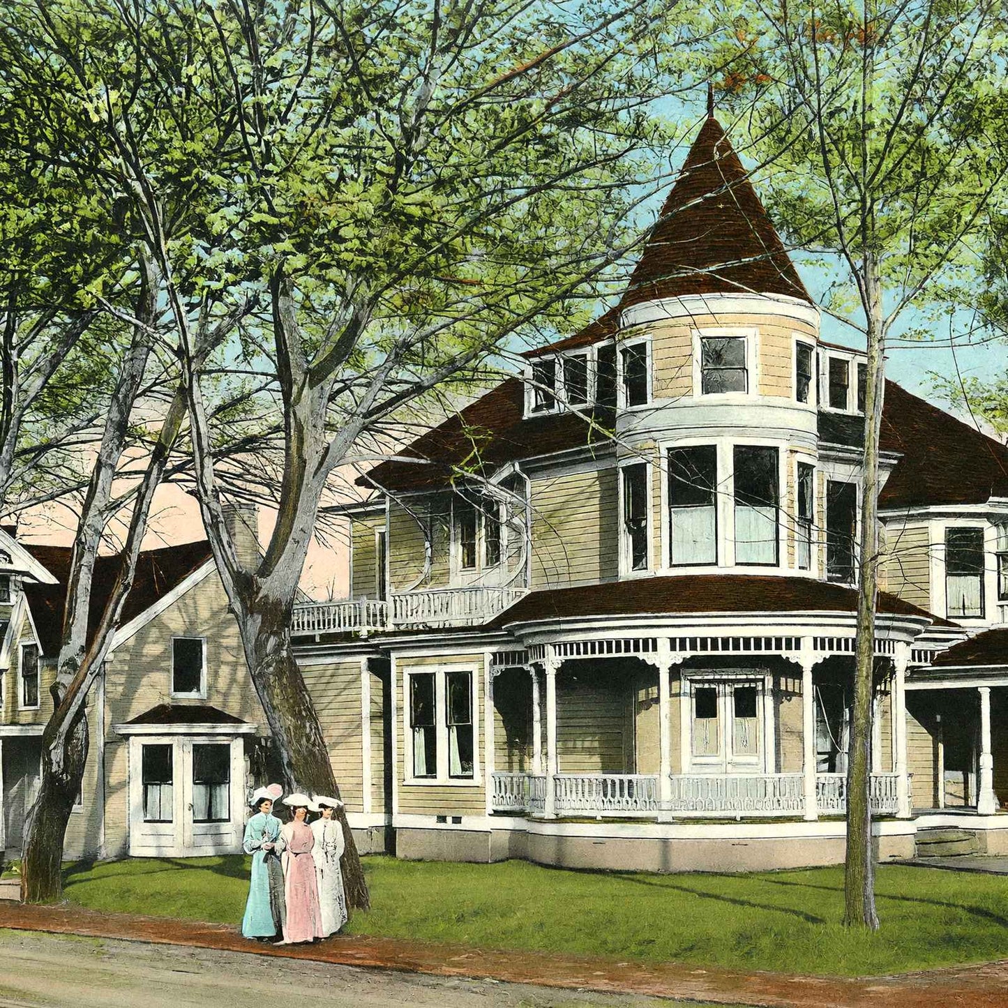 Hospital Hagerstown MD in 1907 Vintage Print (7 Sizes)
