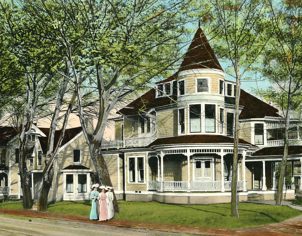 Hospital Hagerstown MD in 1907 Vintage Print (7 Sizes)