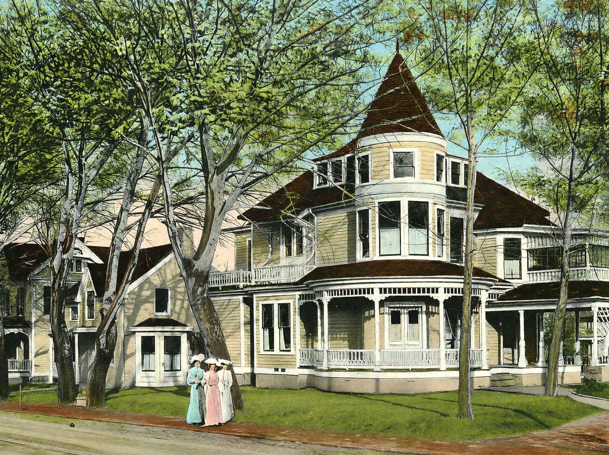 Hospital Hagerstown MD in 1907 Vintage Print (7 Sizes)