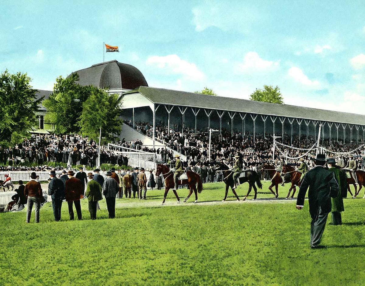 Grand Stand Hagerstown Fair Grounds MD in 1907 Vintage Print (7 Sizes)