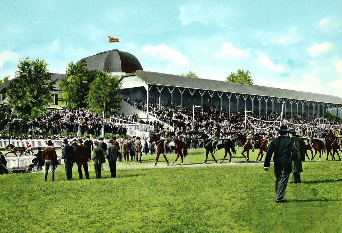 Grand Stand Hagerstown Fair Grounds MD in 1907 Vintage Print (7 Sizes)