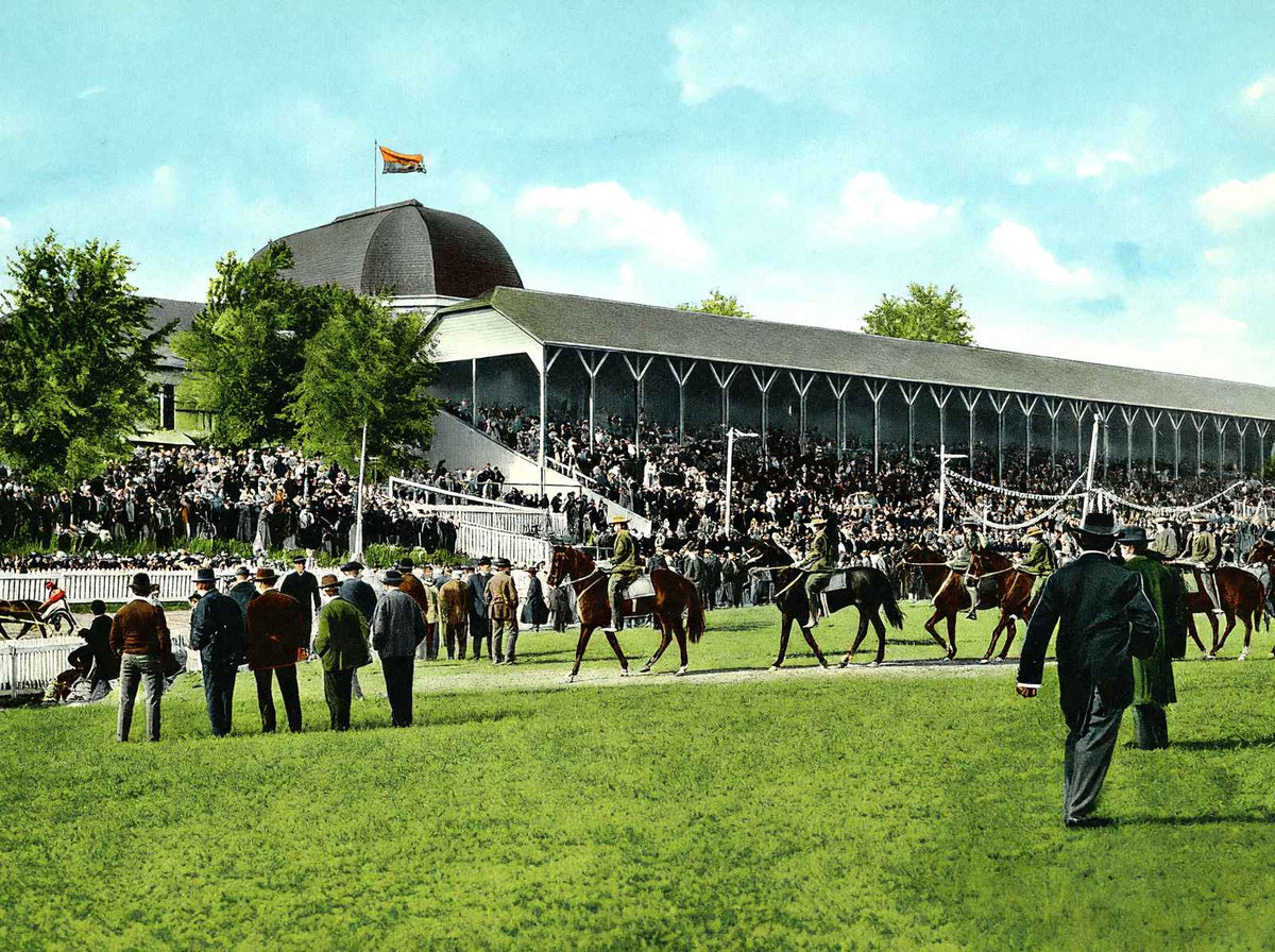 Grand Stand Hagerstown Fair Grounds MD in 1907 Vintage Print (7 Sizes)