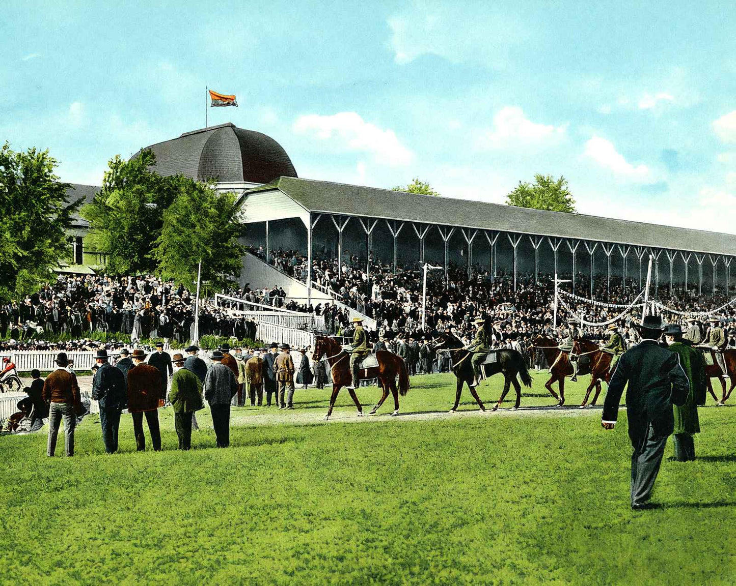 Grand Stand vintage print
