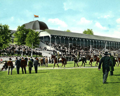 Grand Stand vintage print