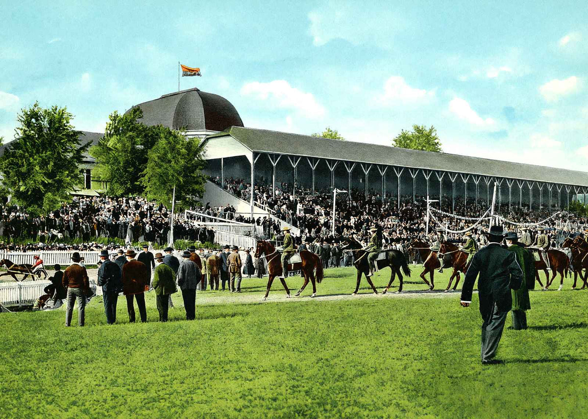Grand Stand Hagerstown Fair Grounds MD in 1907 Vintage Print (7 Sizes)