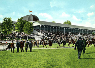 Grand Stand Hagerstown Fair Grounds MD in 1907 Vintage Print (7 Sizes)