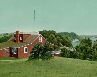 Conduskeag Canoe and Country Club vintage print