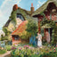 Hampshire Cottage in 1904 Vintage Print (7 Sizes) - Retouched