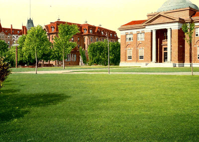Virginia Hall and Library Hampton Institute in 1907 Vintage Print (7 Sizes)