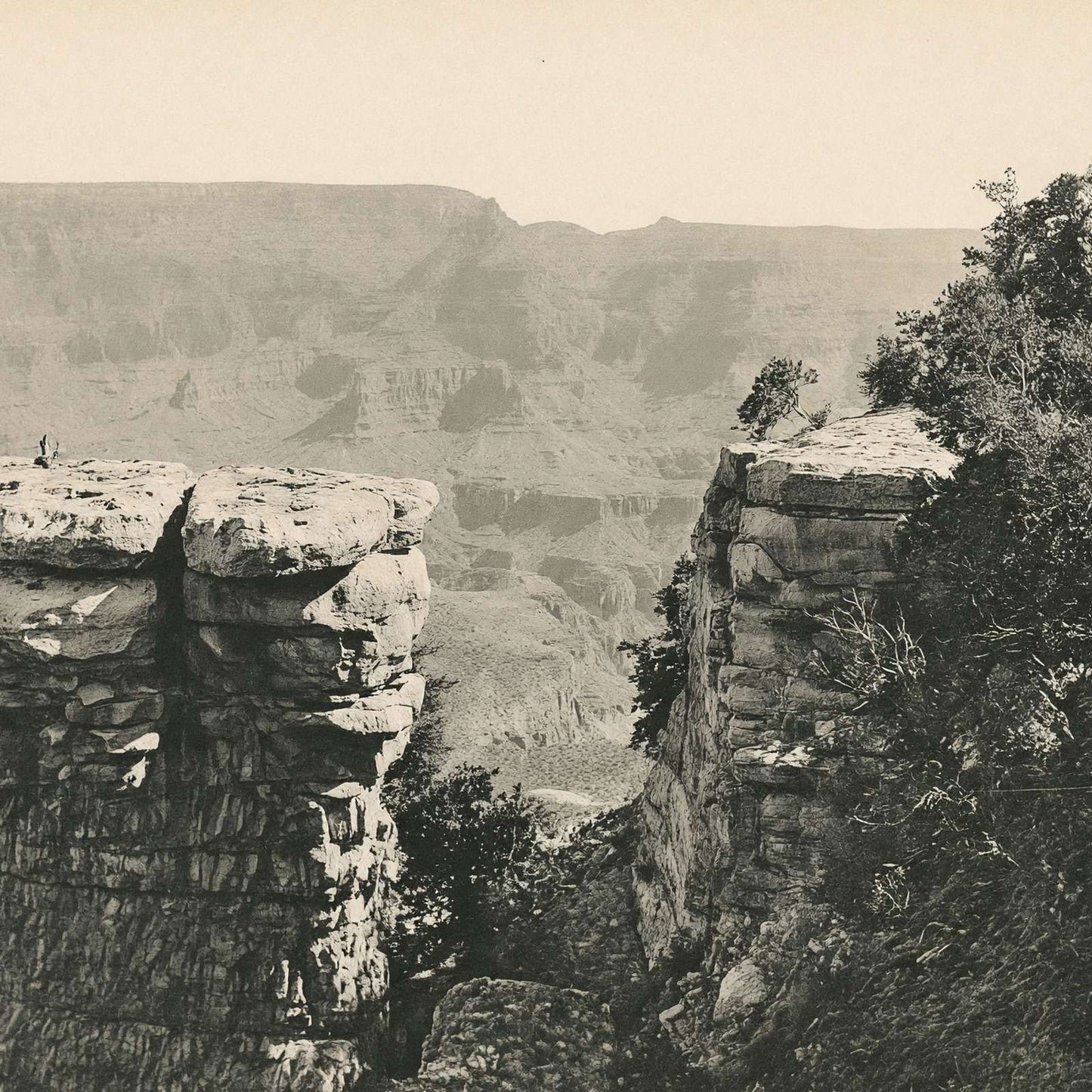 Hammer of Thor Grand Canyon in 1908 Vintage Print (7 Sizes) - Enhanced
