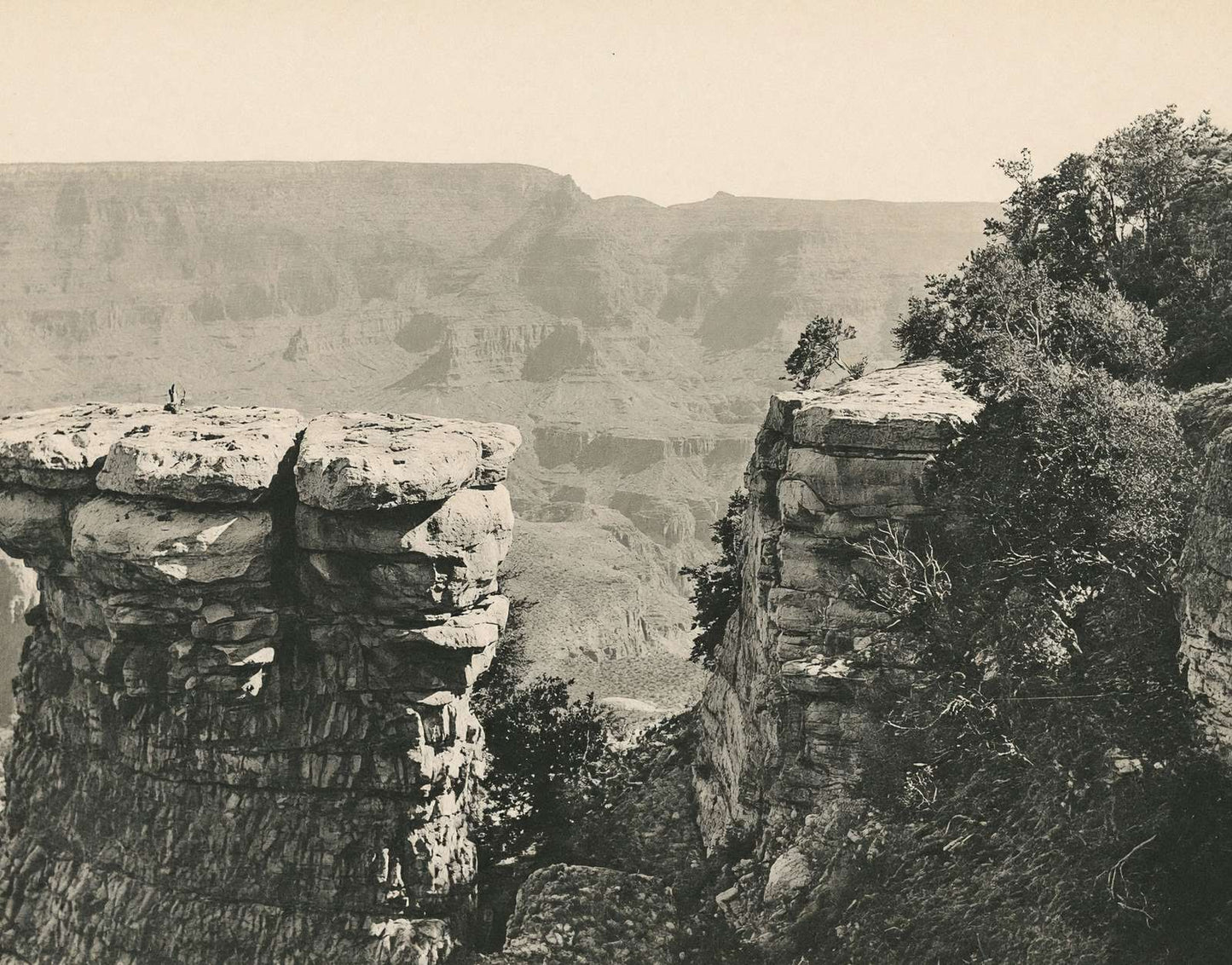 Hammer of Thor Grand Canyon in 1908 Vintage Print (7 Sizes) - Enhanced