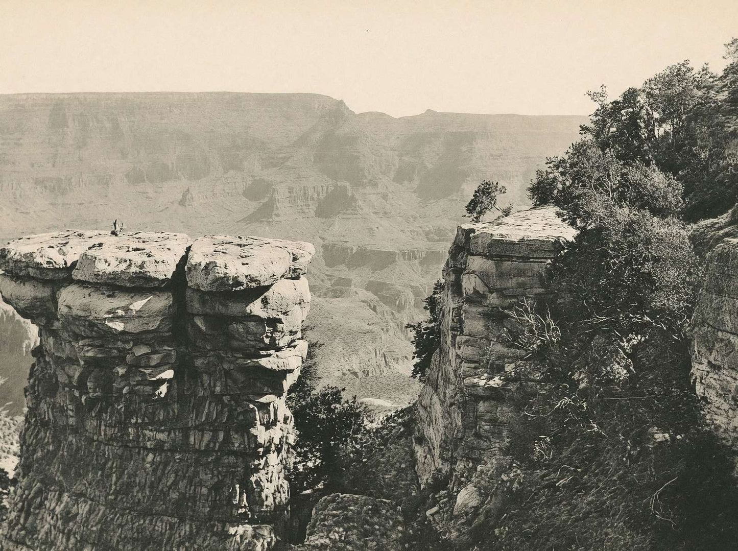 Hammer of Thor Grand Canyon in 1908 Vintage Print (7 Sizes) - Enhanced