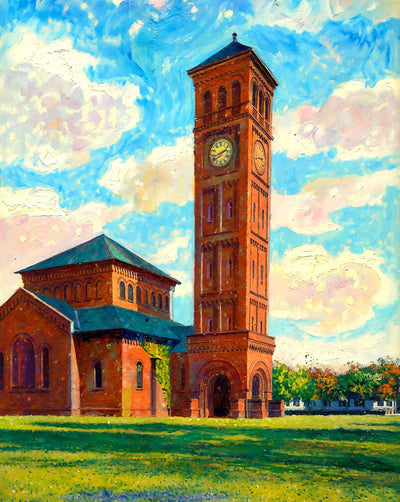 The Chapel at Hampton Institute in 1907 art print