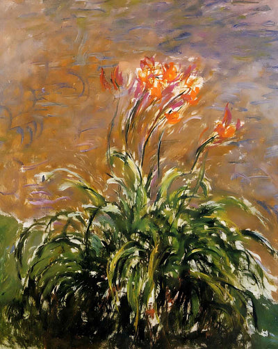 Hamerocallis painting by Claude Monet (1914)