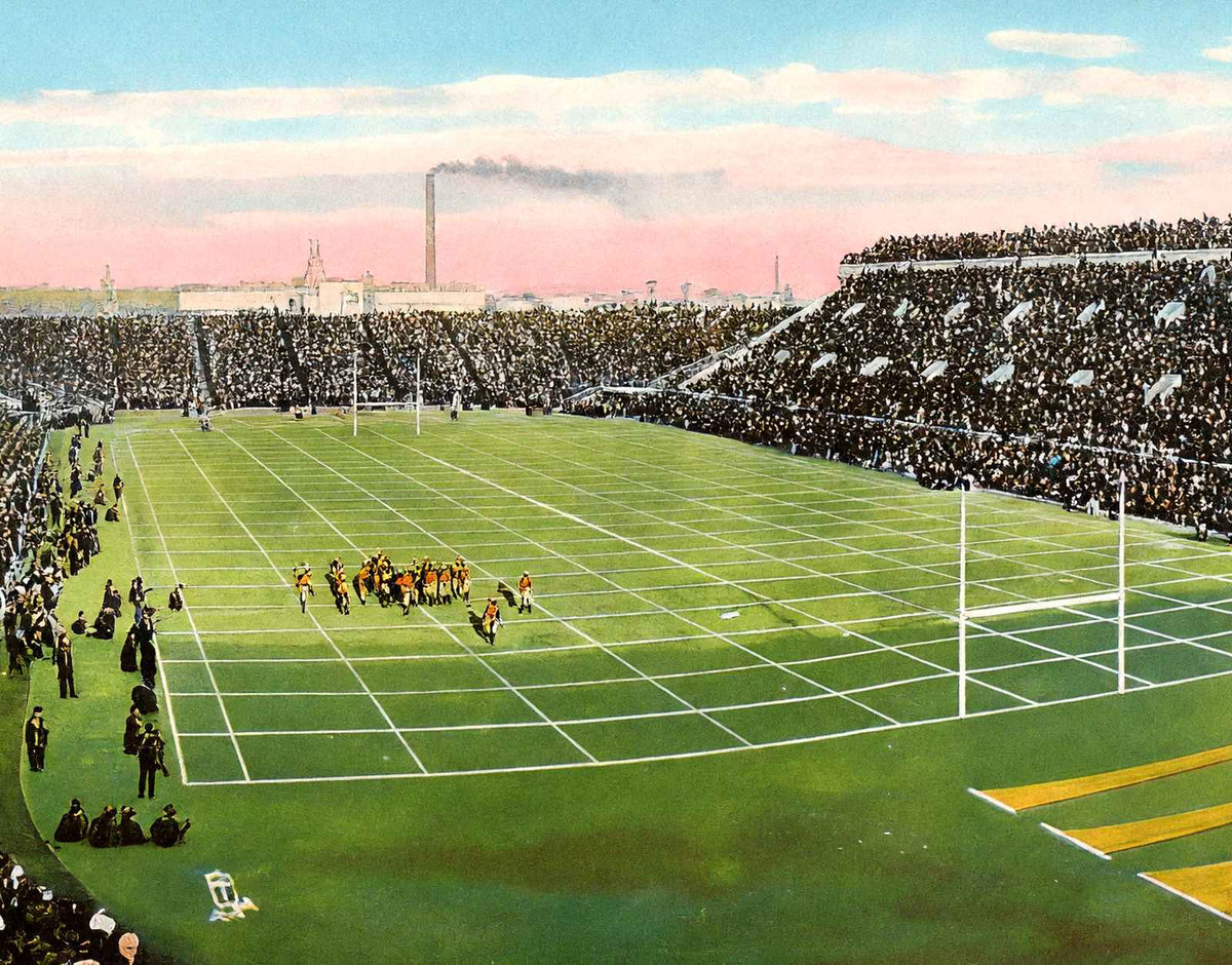 The Harvard Stadium in Cambridge, Massachusetts in 1909 Vintage Print (7 Sizes)