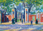 Harvard Gate Massachusetts Ave, Cambridge in 1904 Art Print (7 Sizes)