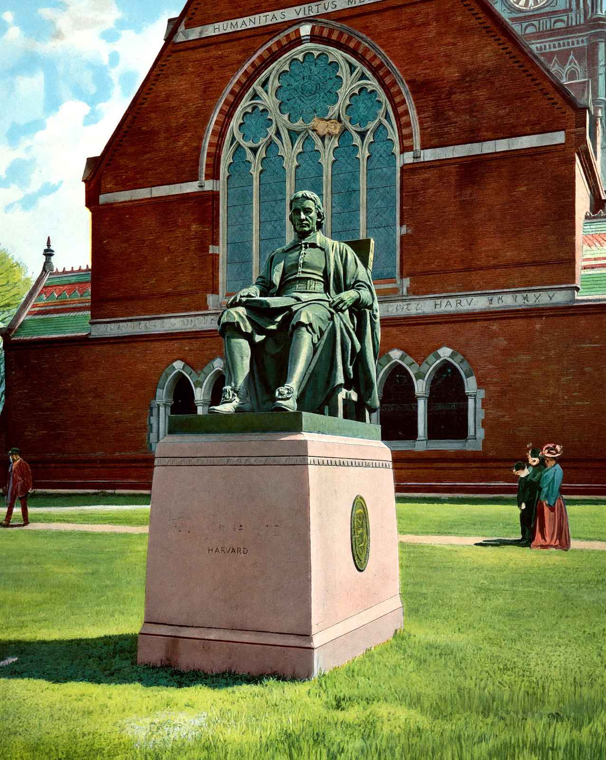 Statue of John Harvard