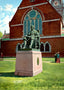 Statue of John Harvard, Cambridge, Massachusetts in 1904 Vintage Print (7 Sizes)