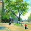 The Washington Elm, Cambridge, Massachusetts in 1904 Art Print (7 Sizes)