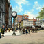 Main Street from City Hall Square Hartford in 1904 Vintage Print (7 Sizes)